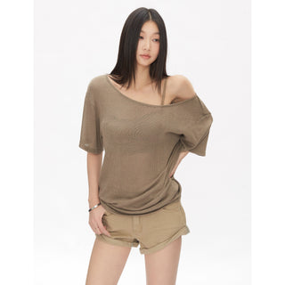 see-through off-shoulder