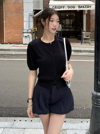 loose knit cardigan