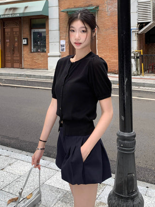 loose knit cardigan