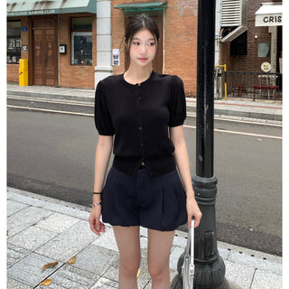 loose knit cardigan