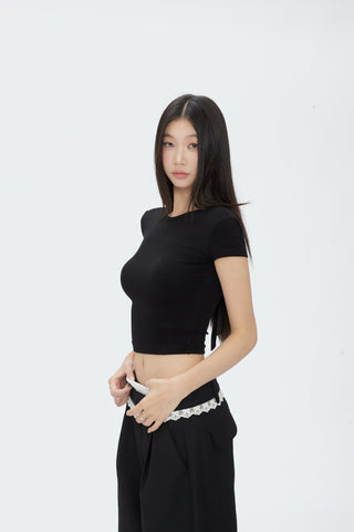 black wide pants
