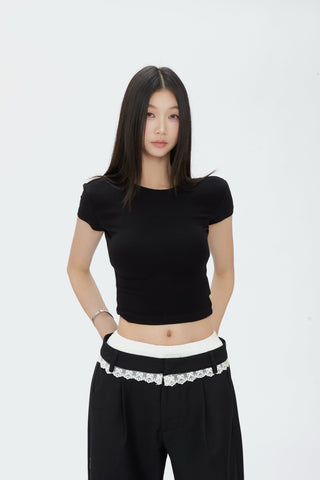 black wide pants