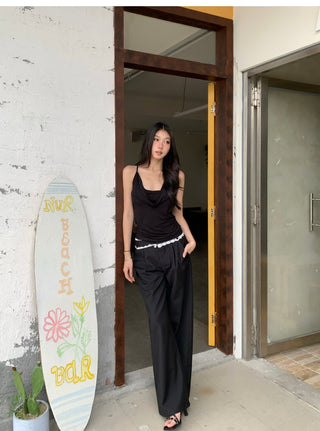 black wide pants