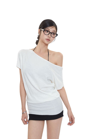 white off-shoulder