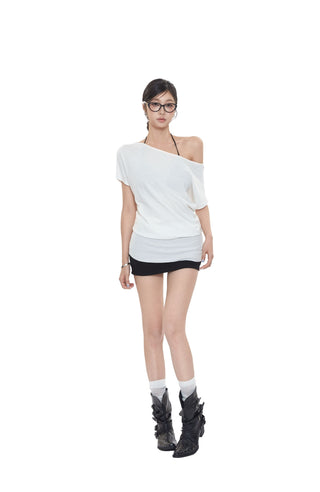 white off-shoulder