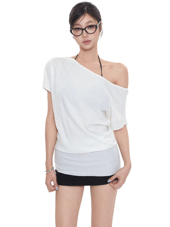 white off-shoulder