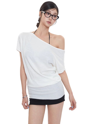 white off-shoulder