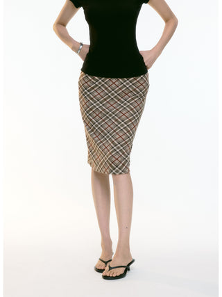 straight midi skirt
