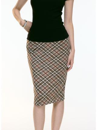 straight midi skirt