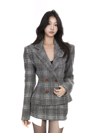 Chanel plaid set