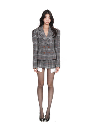 Chanel plaid set