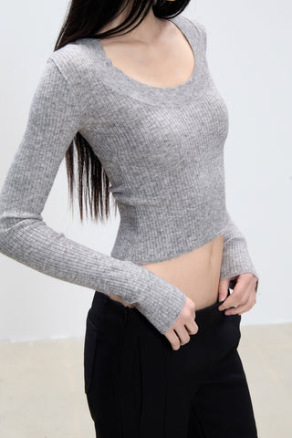 slim shoulder top