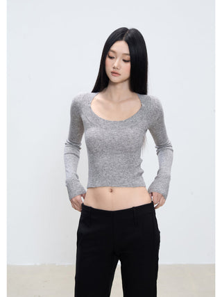 slim shoulder top