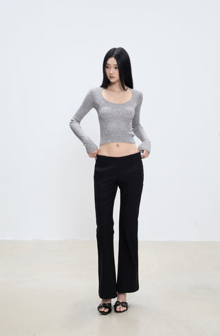 slim shoulder top