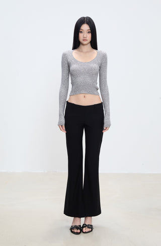slim shoulder top