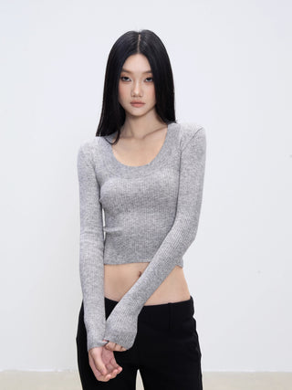 slim shoulder top