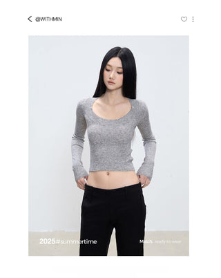 slim shoulder top