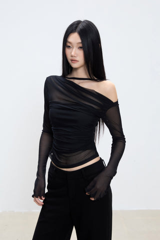 strapless shoulder top