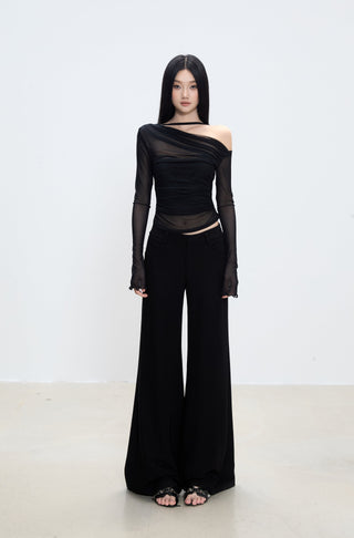 strapless shoulder top