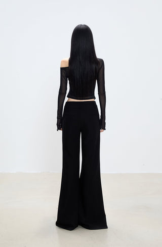 strapless shoulder top