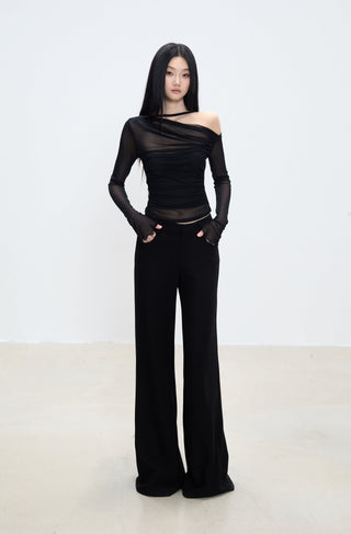 strapless shoulder top