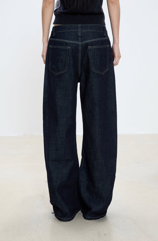 drape straight jeans