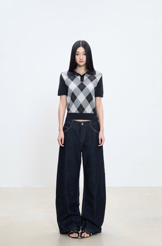 drape straight jeans