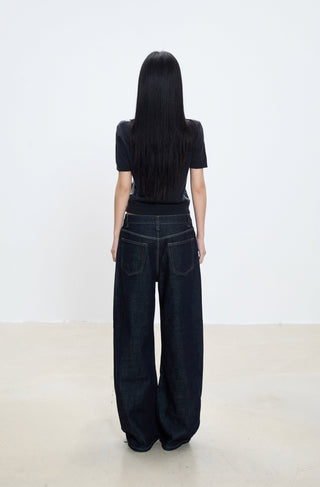 drape straight jeans