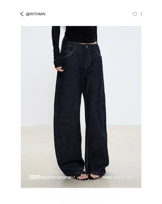 drape straight jeans