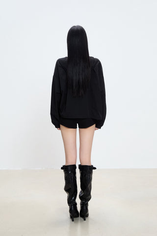 zipper windbreaker coat