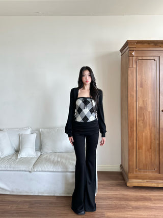 tube top cardigan