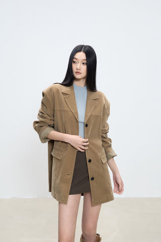 single-breasted suit jacket