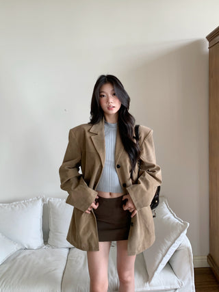 single-breasted suit jacket