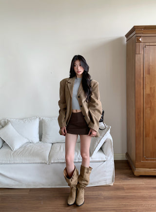 single-breasted suit jacket