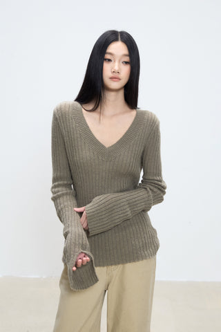 slim sweater top