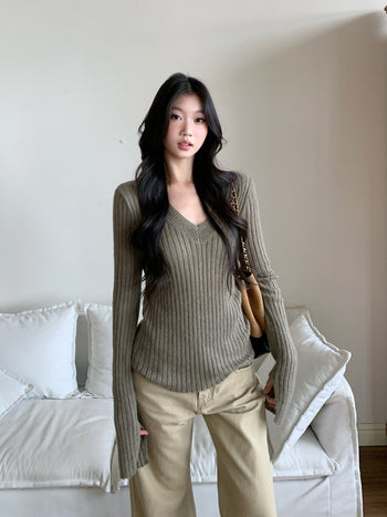 slim sweater top