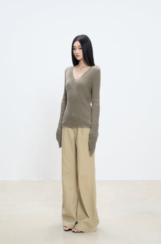 slim sweater top