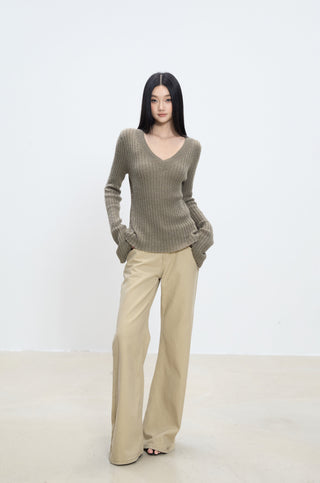 slim sweater top