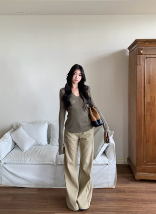 slim sweater top