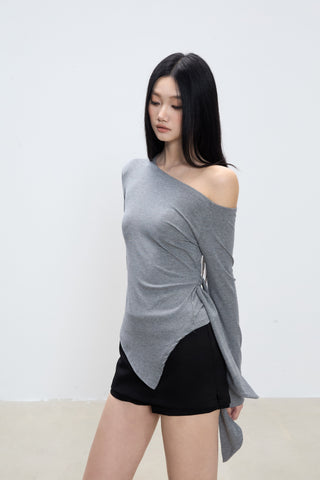 irregular shoulder top