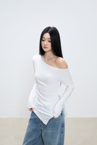 irregular shoulder top
