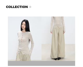 slim cardigan top