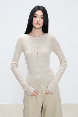 slim cardigan top