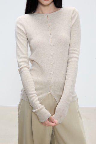 slim cardigan top
