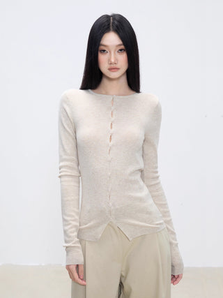 slim cardigan top