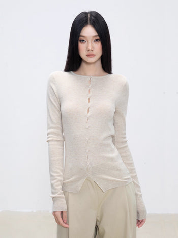 slim cardigan top