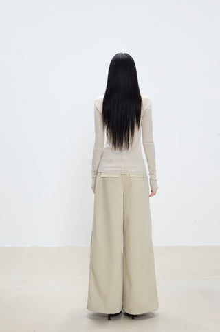 slim cardigan top