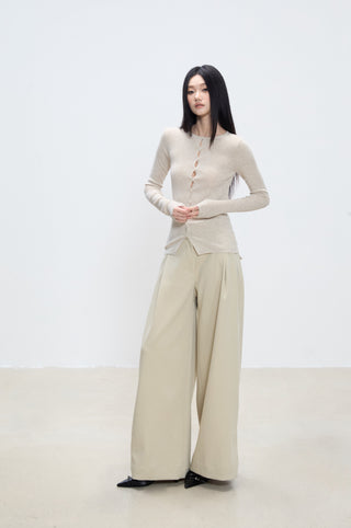 slim cardigan top