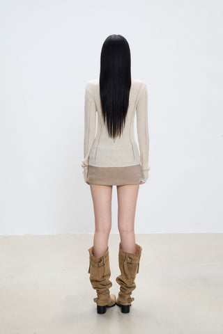 casual knit top