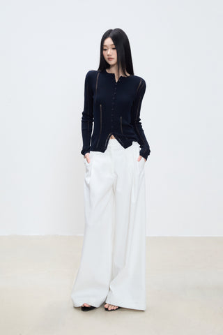 casual knit top